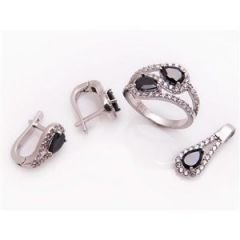 GUMUSH 925  Gümüş Zirkon Taşlı Set | SET47138085