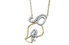 Altın Anne-Çocuk Figürlü Kolye Kly00365 Melis Gold