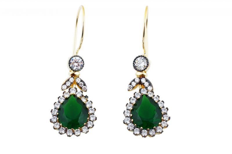 Altın Hürrem Sultan Küpe Kp000006 Melis Gold