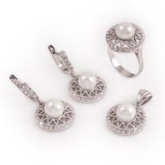 GUMUSH 925  Gümüş Zirkon Taşlı Set | SET47138143