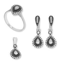 GUMUSH 925  Zirkon Taşlı Set | SET48138253