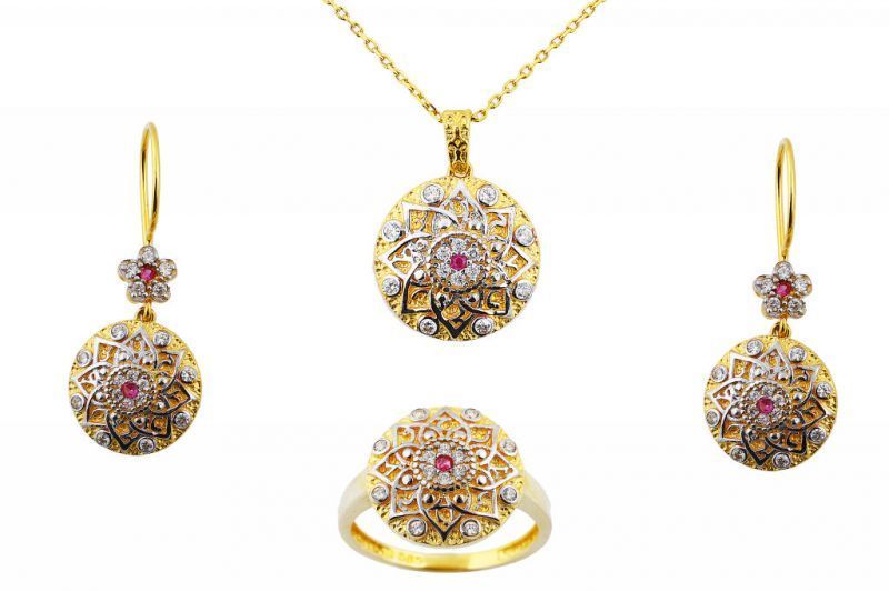 Altın Otantik Osmanlı Set AS000007 Melis Gold