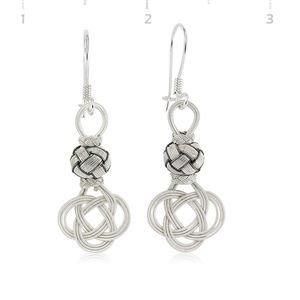 GUMUSH 925 El İşi Kazaziye Küpe | EA1600003