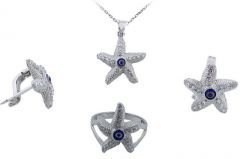 Altın Deniz Yıldızı Set AS000011 Melis Gold