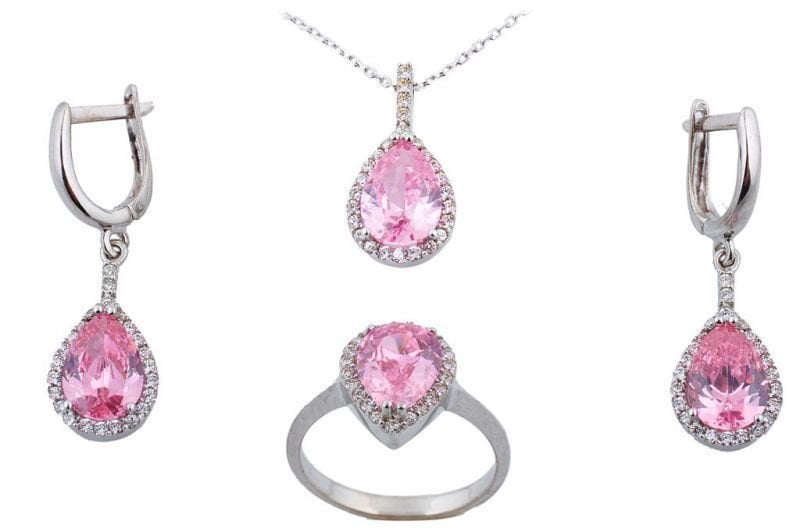 Altın Pempe Taşlı Set AS000013 Melis Gold