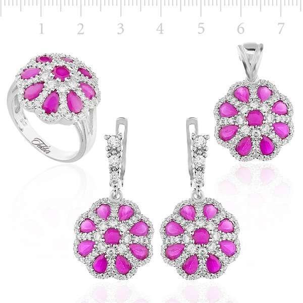 GUMUSH 925 Zirkon Taslı Set | SET47138321