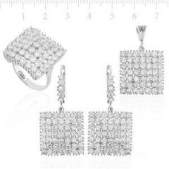 GUMUSH 925 Zirkon Tasli Set | SET47185015