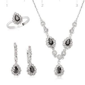 GUMUSH 925 Zirkon Taşlı Damla Set | ST0660001