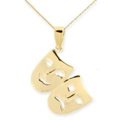 Myra Gold 14 Ayar Altın Maske Kolye