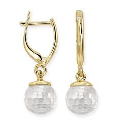 Myra Gold 14 K Top Taşlı Altın Küpe