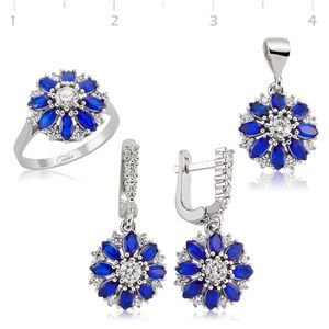 GUMUSH 925 Zirkon Taslı Gümüş Set | SET47066149