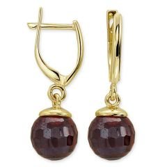 Myra Gold Altın Garnet Taşlı Fantazi Küpe