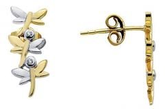 Altın Taşlı Yusufcuk Küpe Kp000067 Melis Gold