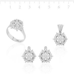 GUMUSH 925 Zirkon Taslı Gümüş Set | SET47138357