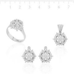GUMUSH 925 Zirkon Taslı Gümüş Set | SET47138357