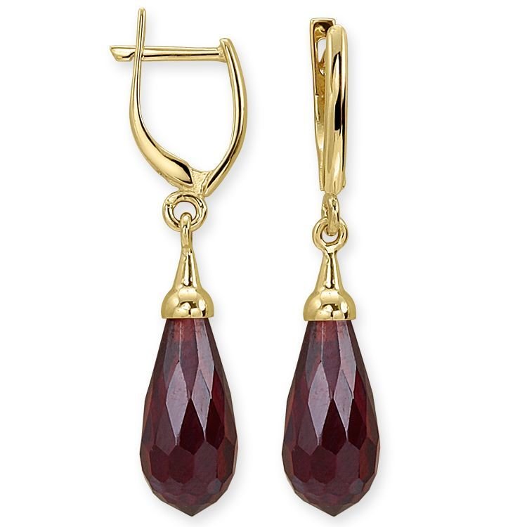 Myra Gold 14 K  drop Taşlı Fantazi Küpe