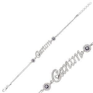 GUMUSH 925 Nazar Boncuklu Canım Bileklik | BR0460144