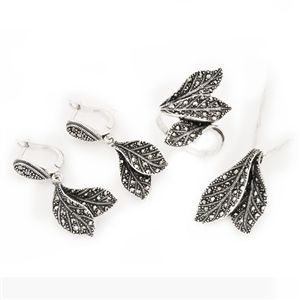 GUMUSH 925  Markazit Taşlı Set | SET08051264