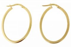 Altın İtalyan Halka Küpe Kp000035  Melis Gold