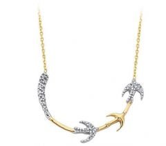 Altın Kırlangıç  Kolye Kly00375 Melis Gold