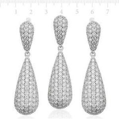 GUMUSH 925 Zirkon Taslı Gümüş Set | SET47111001