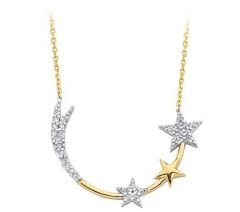 Altın Yıldızlı Kolye Kly00380 Melis Gold