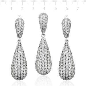 GUMUSH 925 Zirkon Taslı Gümüş Set | SET47111002