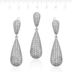 GUMUSH 925 Zirkon Taslı Gümüş Set | SET47111003