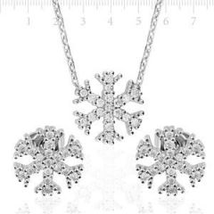 GUMUSH 925 Zirkon Taslı Gümüş Set | SET47179003