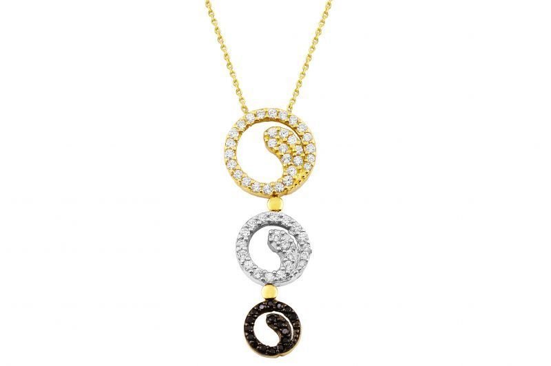 Altın Halka Kolye Kly00387 Melis Gold