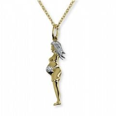 Myra Gold 14 Ayar Altın Hamile Anne Kolye