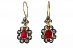 Altın Hürrem Sultan Küpe Kp000039 Melis Gold