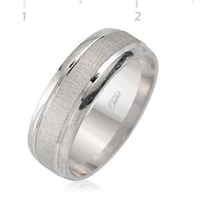 GUMUSH 925  Gümüş Rodyumlu Alyans | WRG101108
