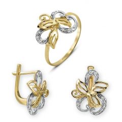 Myra Gold Zirkon Taşlı Altın Takım