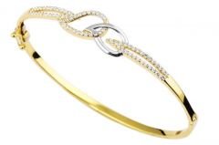Altın Taşlı Bilezik Blz200120 Melis Gold