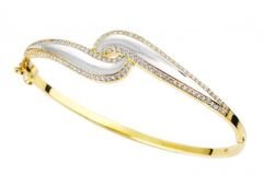 Altın Taşlı Bilezik Blz200122 Melis Gold