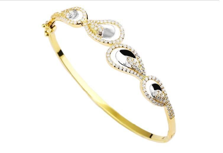 Altın Taşlı Bilezik Blz200123 Melis Gold
