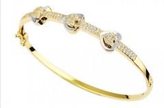Altın Taşlı Bilezik Blz200124 Melis Gold