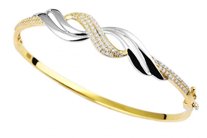 Altın Taşlı Bilezik Blz200125 Melis Gold