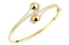Altın Taşlı Bilezik Blz200127 Melis Gold