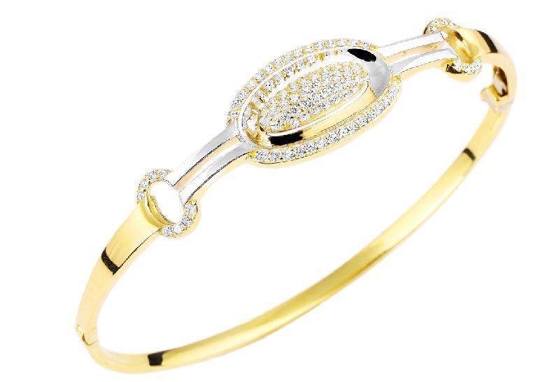 Altın Taşlı Bilezik Blz200128 Melis Gold