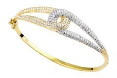 Altın Taşlı Bilezik Blz200129 Melis Gold