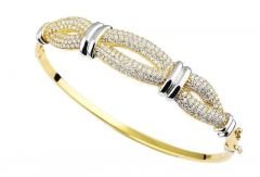 Altın Taşlı Bilezik Blz200130 Melis Gold
