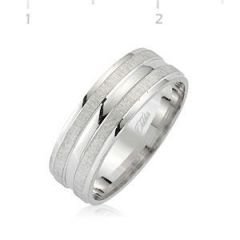 GUMUSH 925  Gümüş Rodyumlu Alyans | WRG101127