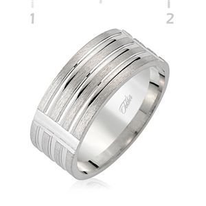 GUMUSH 925  Gümüş Rodyumlu Alyans | WRG101132