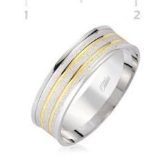 GUMUSH 925  Gümüş Rodyumlu Alyans | WRG101134