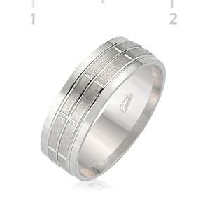 GUMUSH 925  Gümüş Rodyumlu Alyans | WRG101135