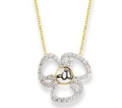Altın Vav Kolye Kly00395 Melis Gold