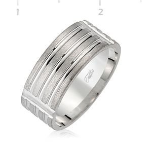GUMUSH 925  Gümüş Rodyumlu Alyans | WRG101139