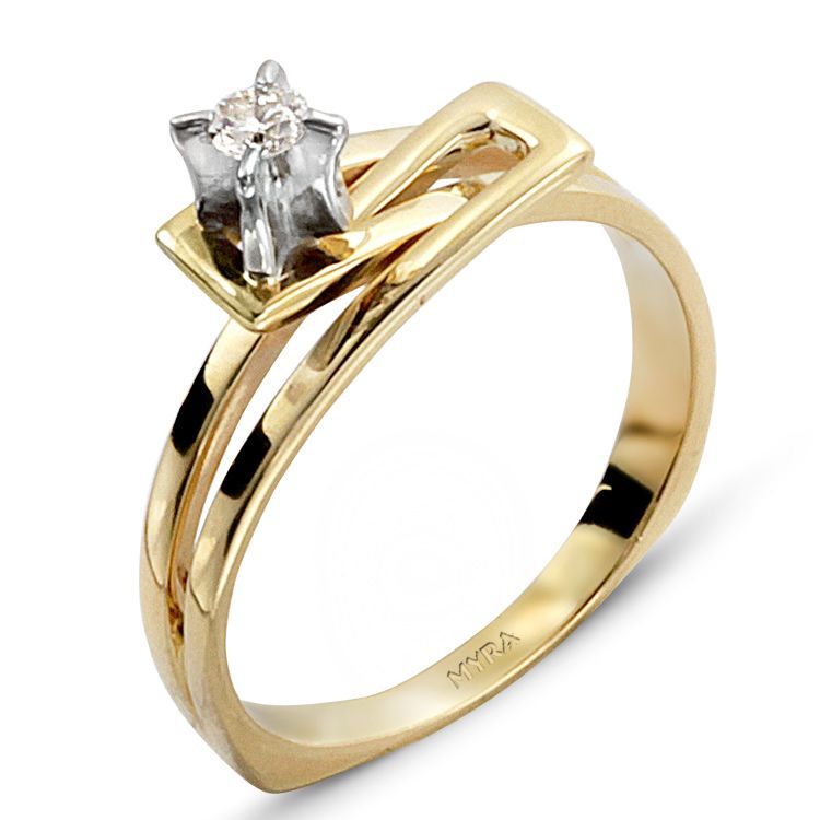 Myra Gold 0.10 Ct. Tektaş Pırlanta Yüzük